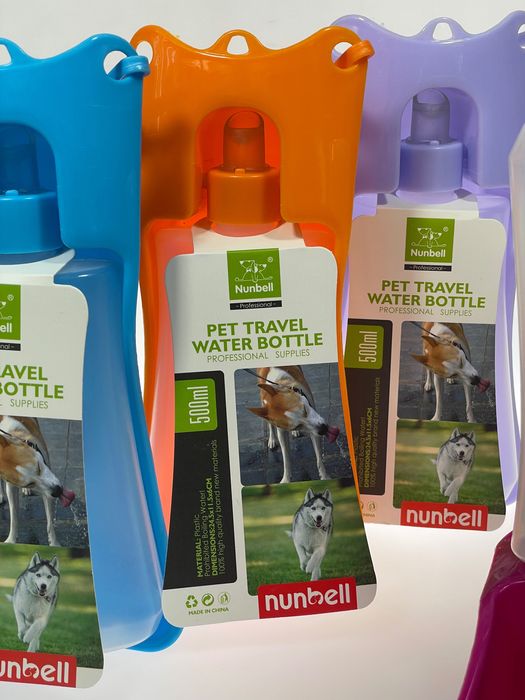 Nowa miska/butelka/bidon dla psa - 500 ml, idealna na spacery!