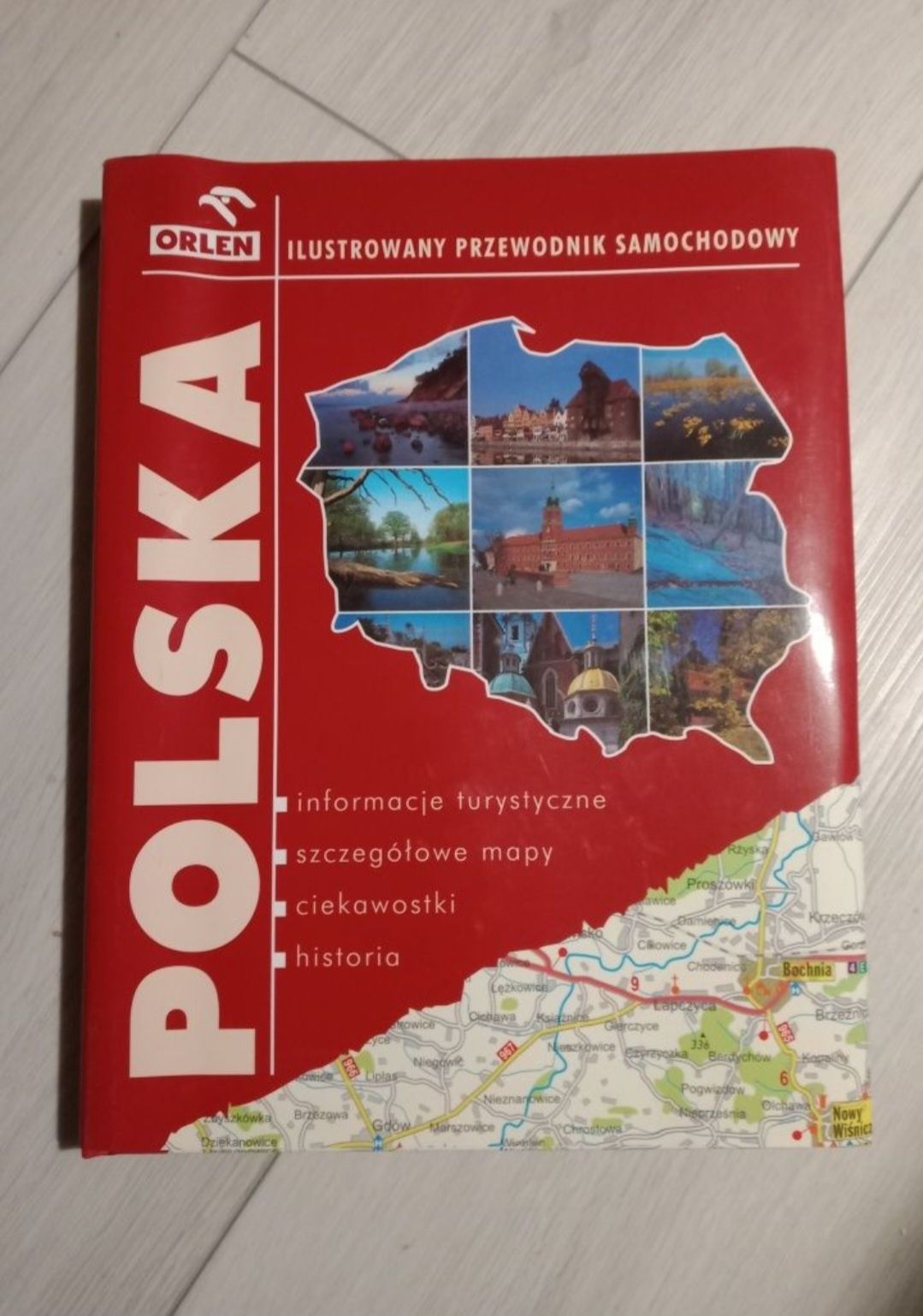 Ilustrowany przewodnik samochodowy Polska - Roman Marcinek. NOWY.