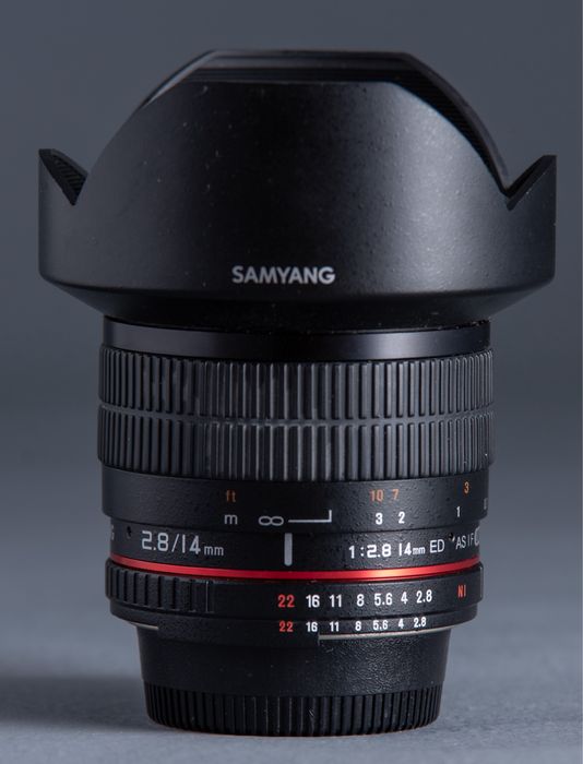 Samyang 14 mm para nikon