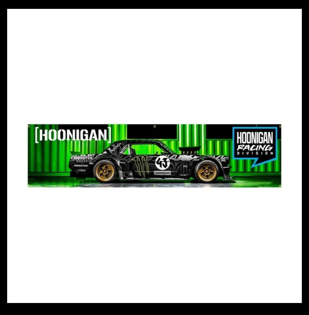 Hoonigan Flaga z nadrukiem 45x180 cm