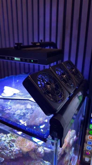 Ventilador de aquário (baixa entre 2º a  4ºc)