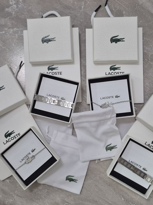 Чоловічий браслет lacoste / браслет lacoste / браслет крокодил