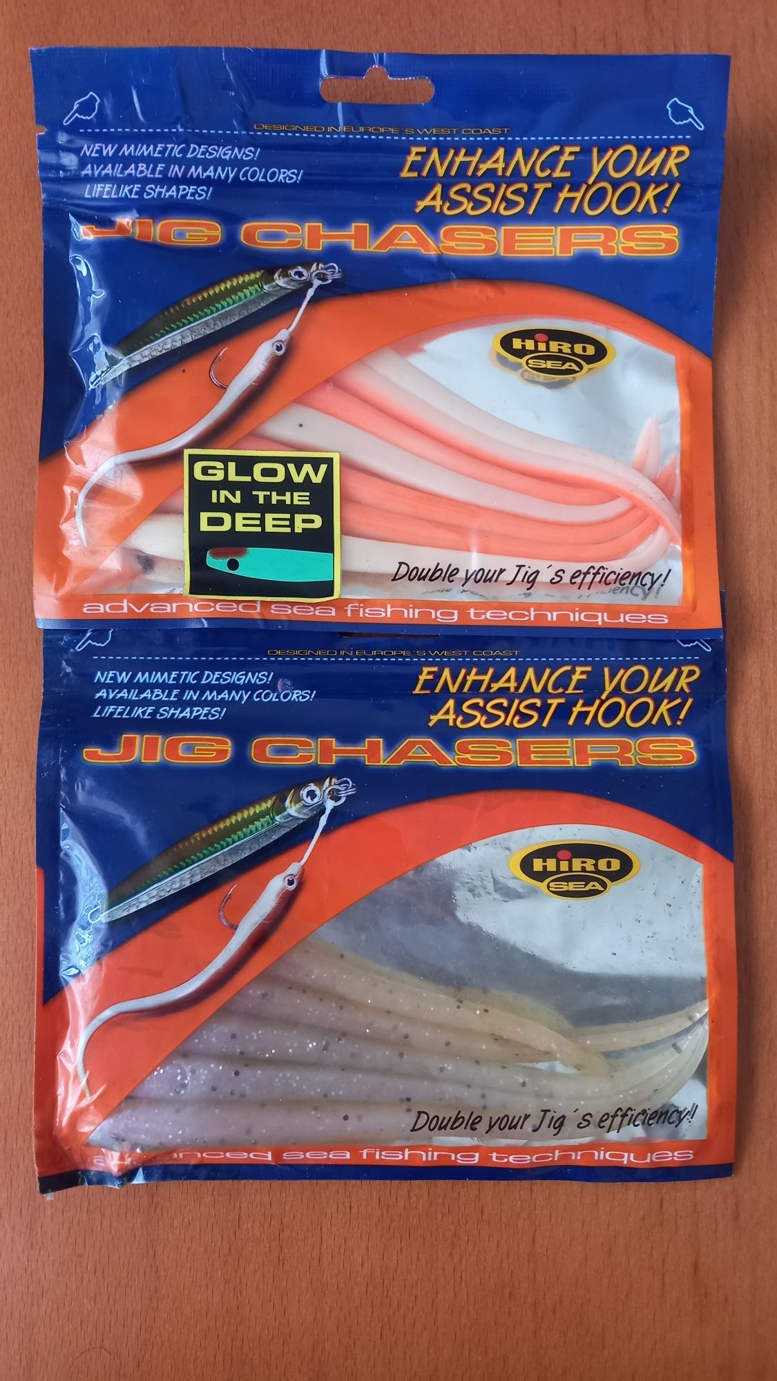 Conjunto de vinis para pesca spinning aos  robalos
