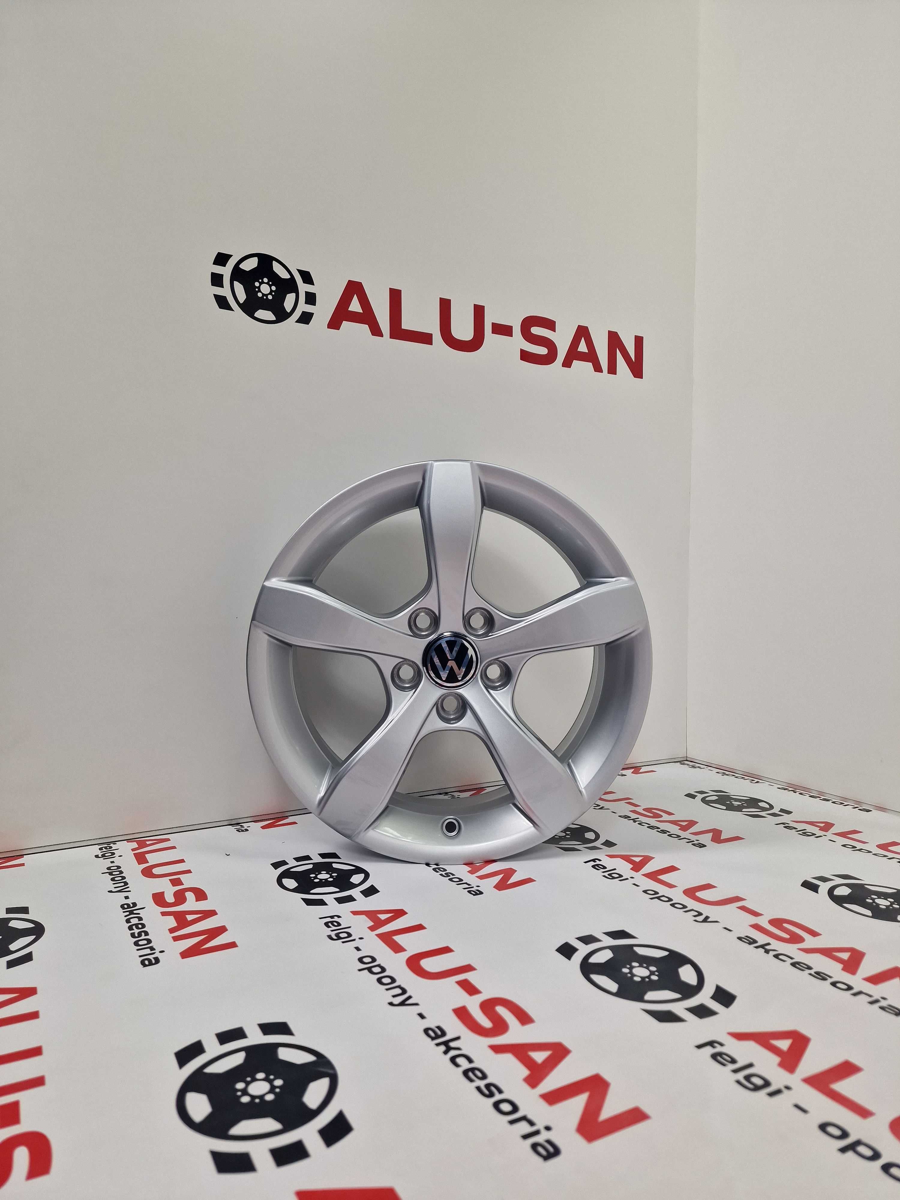 NOWE alufelgi VW 15'' 5x100 Golf IV Polo Bora Fox Golf Srebrne