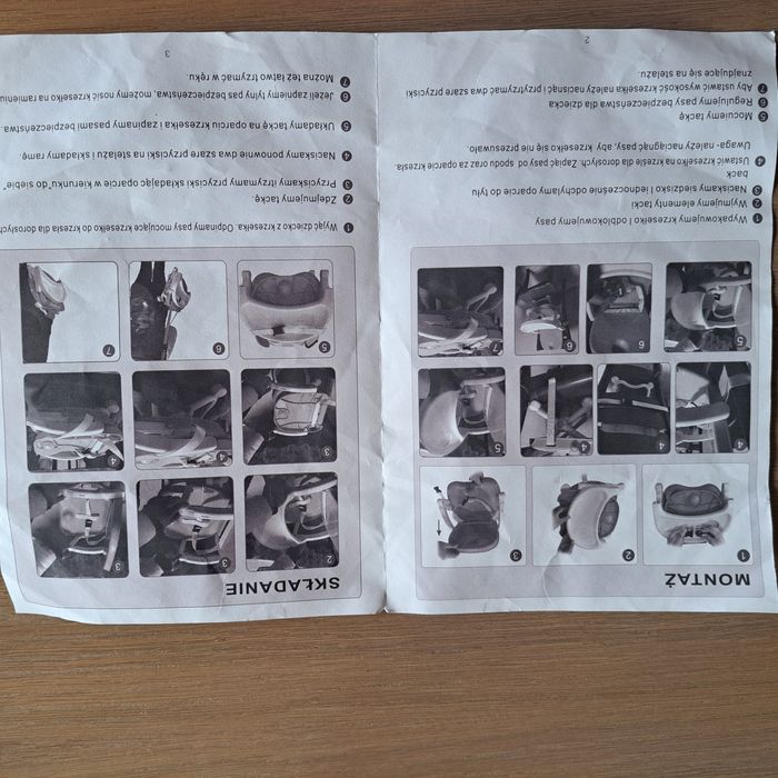 Krzesełko do karmienia turystyczne Moolino