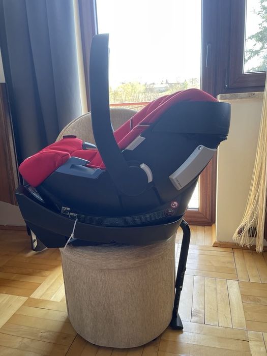 Czerwony Fotelik Cybex Anton 5 baza
