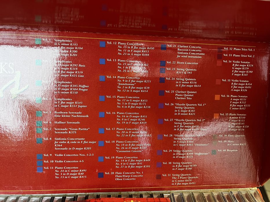 Mozart CD 40 колекція