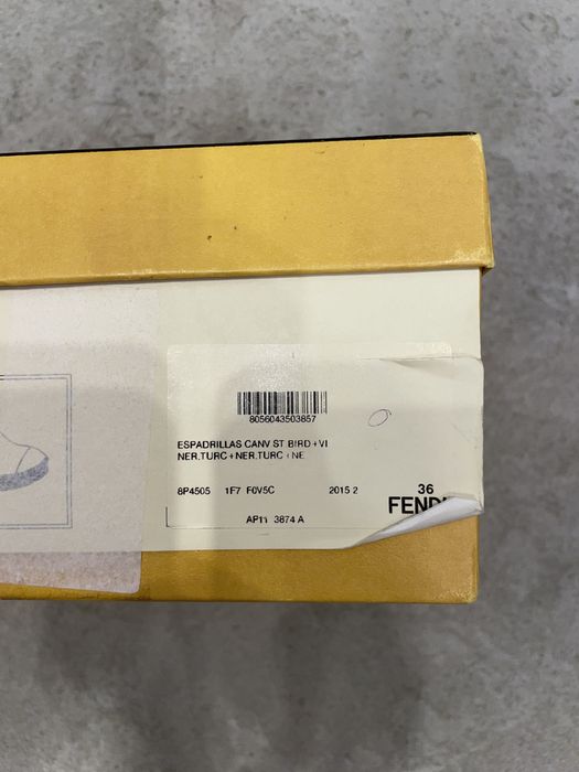 Эспадрильи Fendi