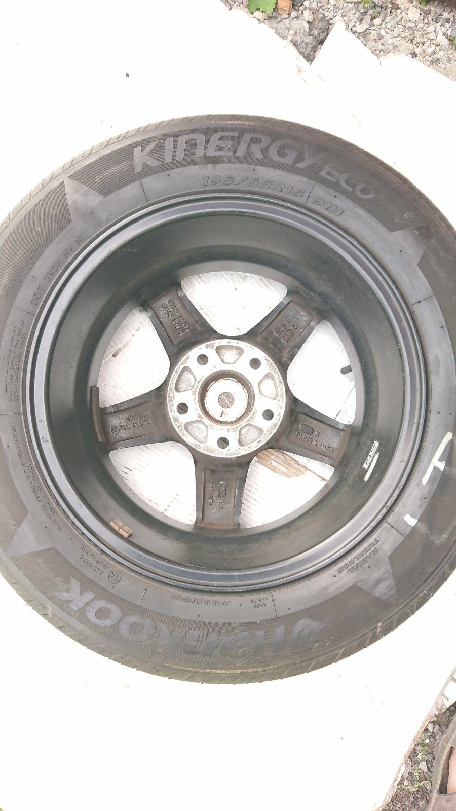 Титани 5х100 ,резина Hankook