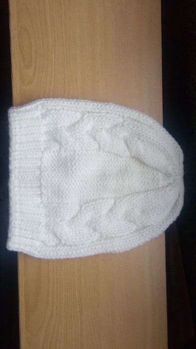 Gorro branco Mulher