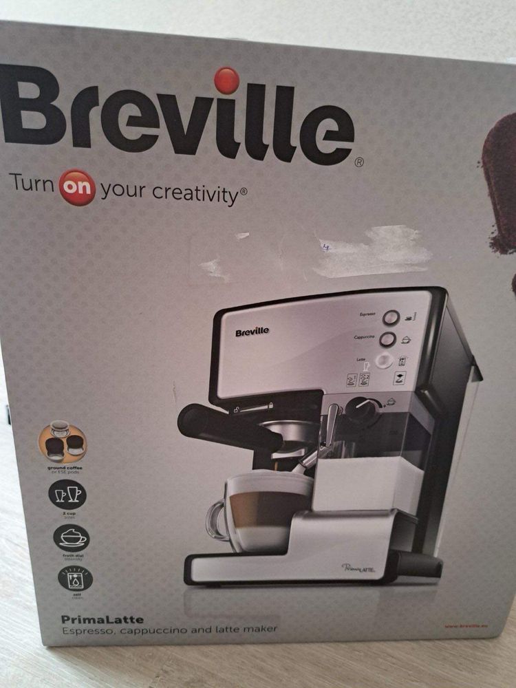 Ріжкова кавоварка еспресо Breville PrimaLatte VCF045X