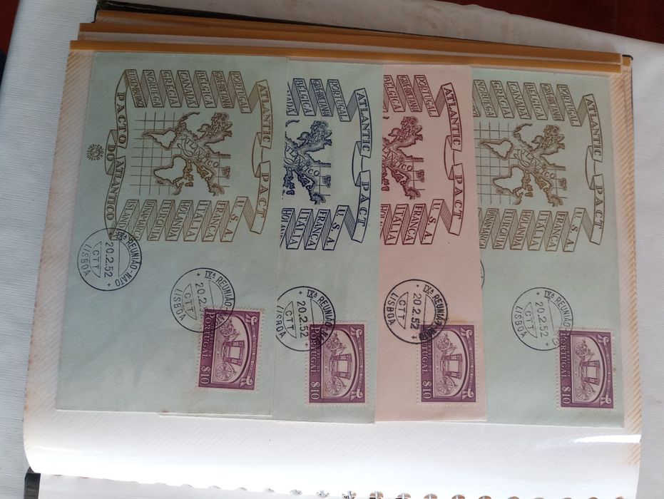 Envelopes CTT selos 1 dia
