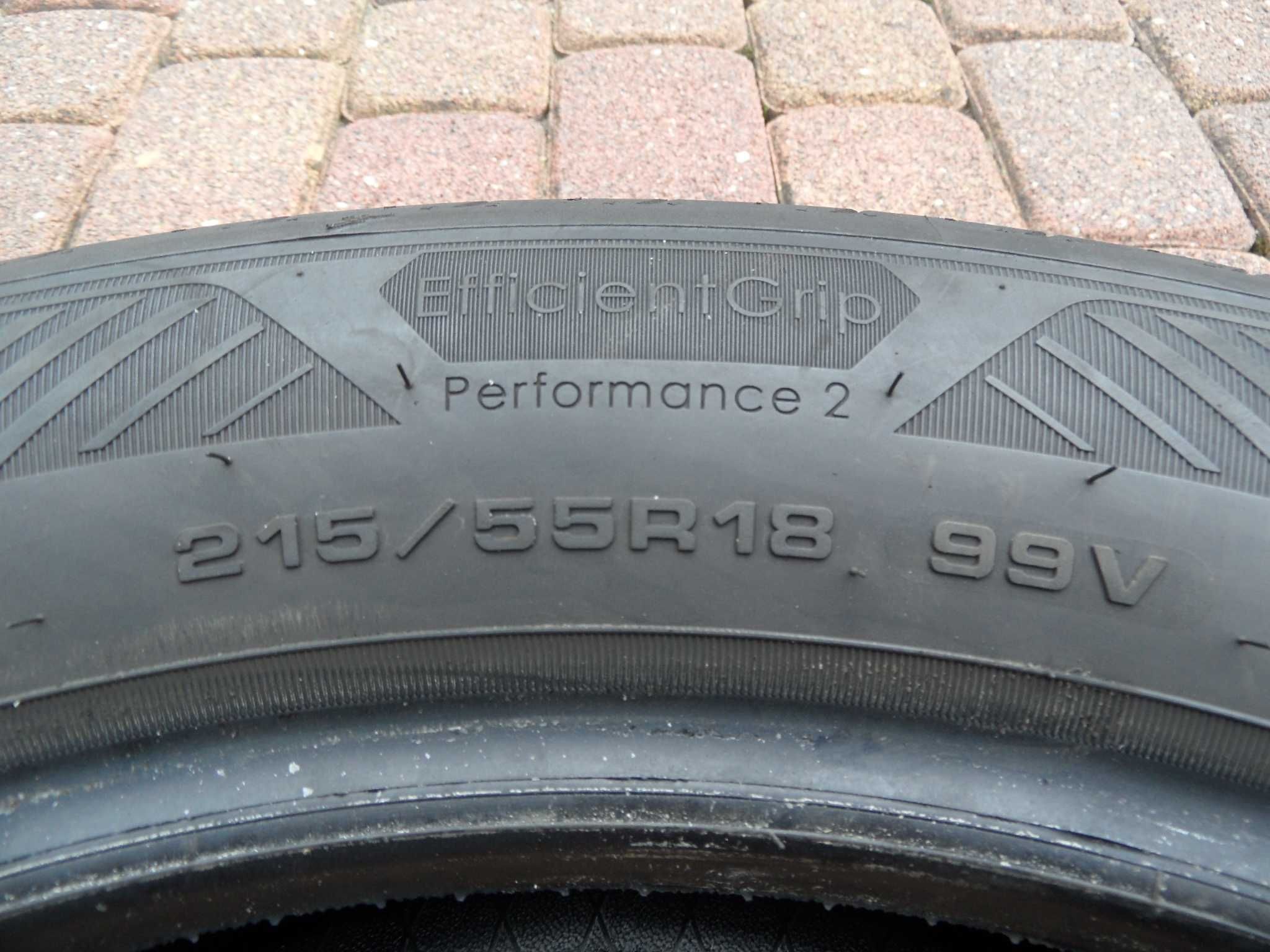 Opony Letnie 215/55 R18 GOODYEAR 24 Rok z Auta Demonstracyjnego