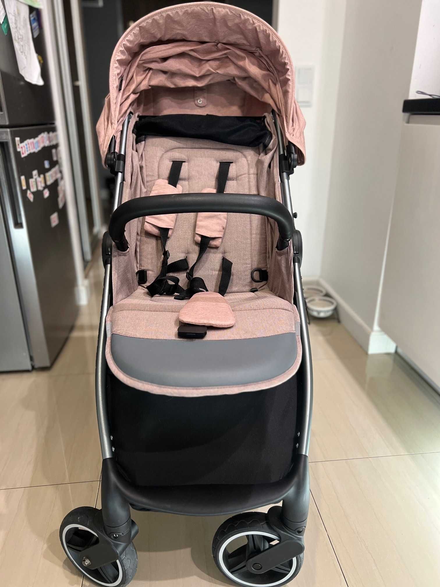 Wózek spacerówka Design Wave 108 PINK