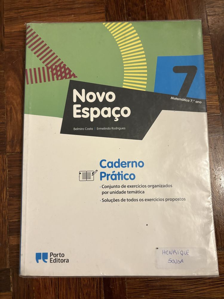 Novo Espaço 7 - caderno de atividades