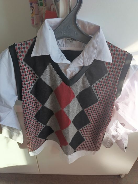 Рубашка жилетка обманка.