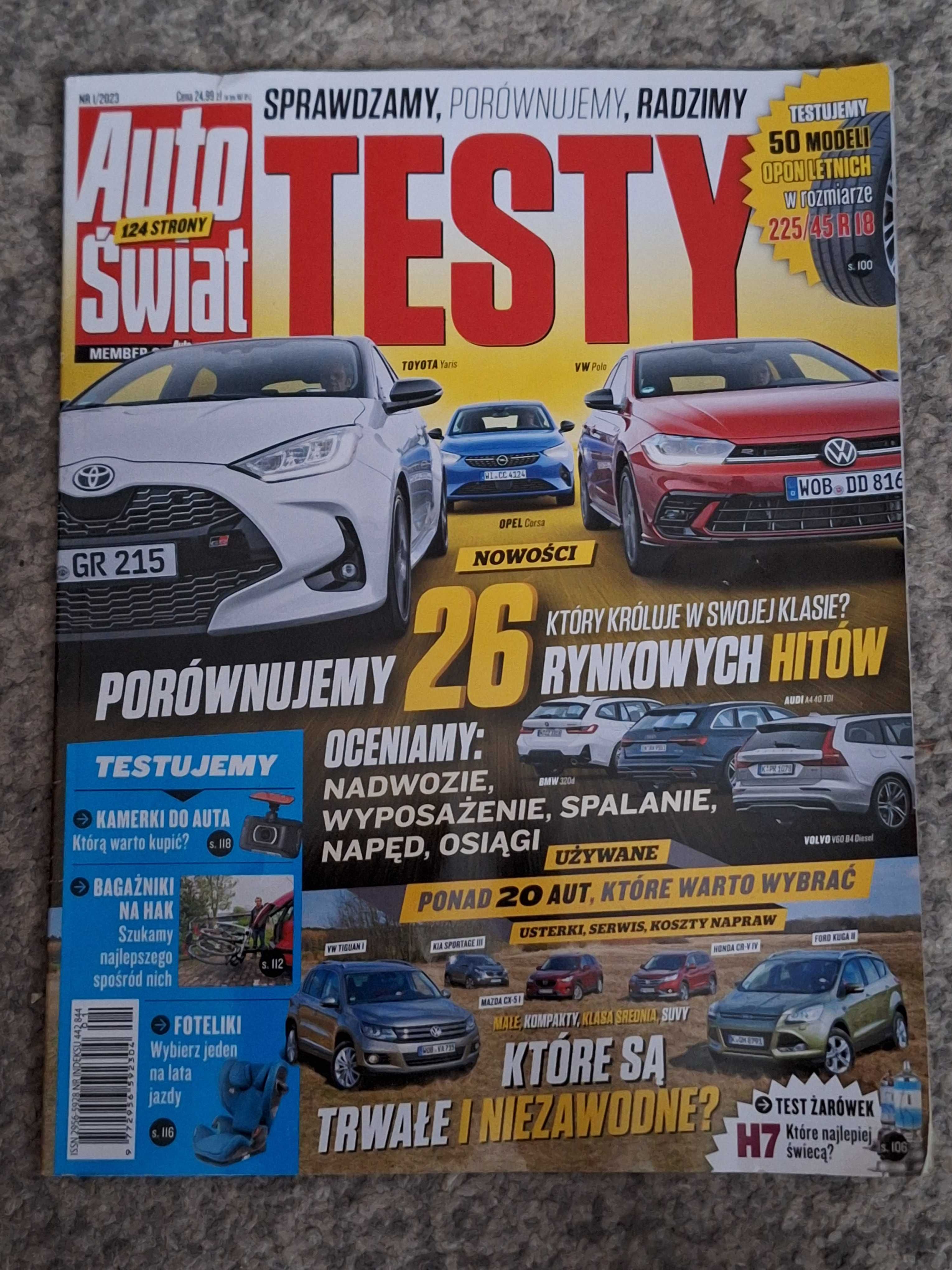 Katalog Auto Świat Testy 2023