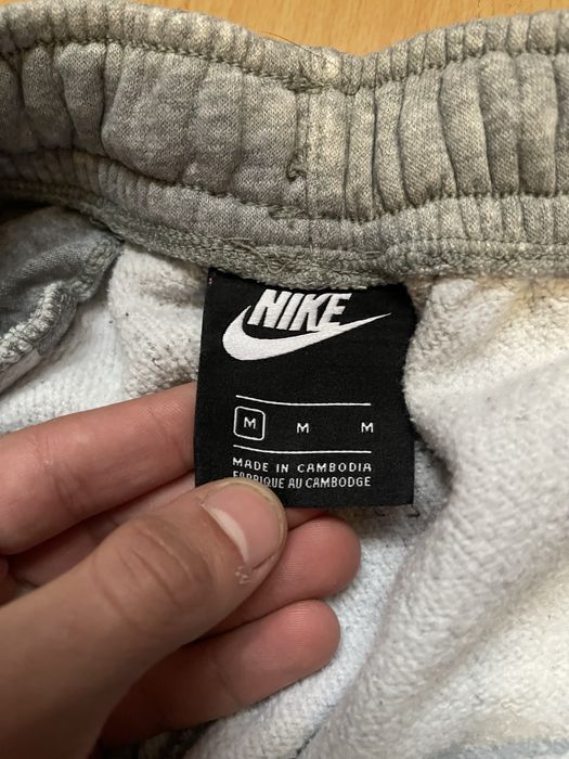 Штани сірі базові найк nike swoosh jordan