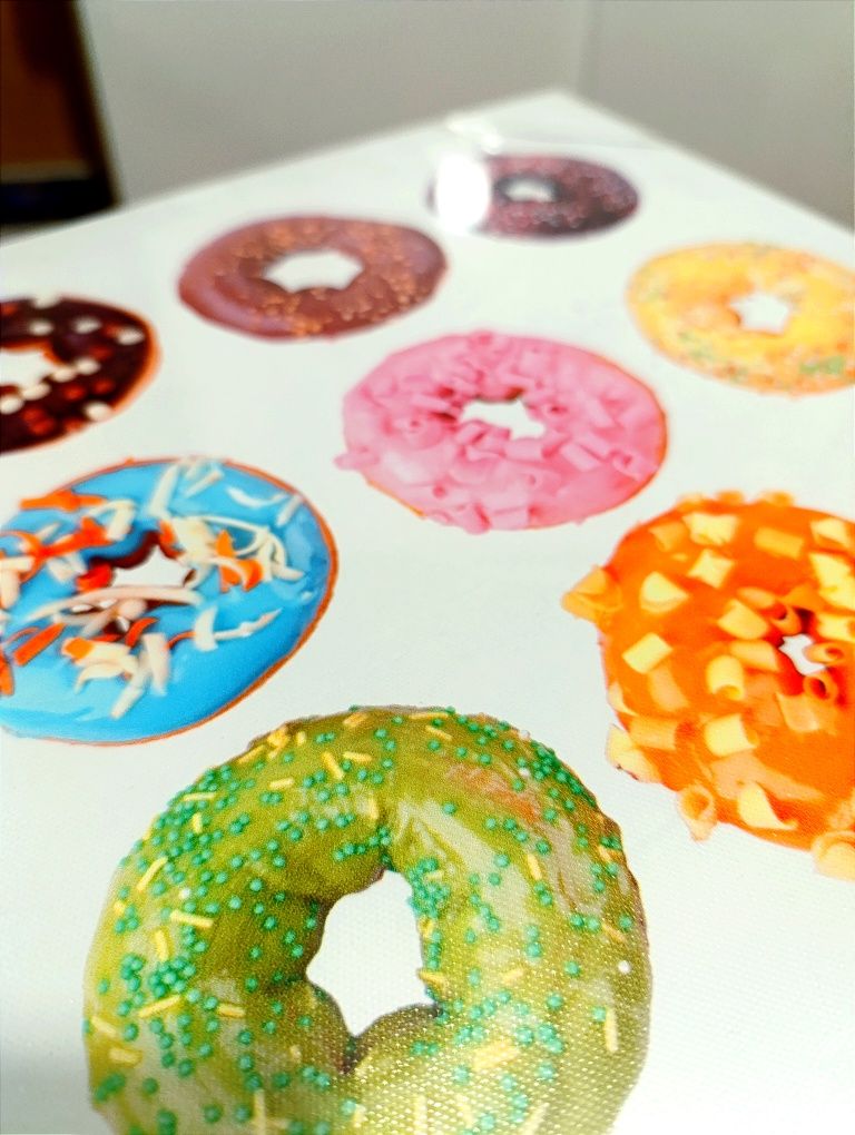 Obrazek płótno pączki donuty rama