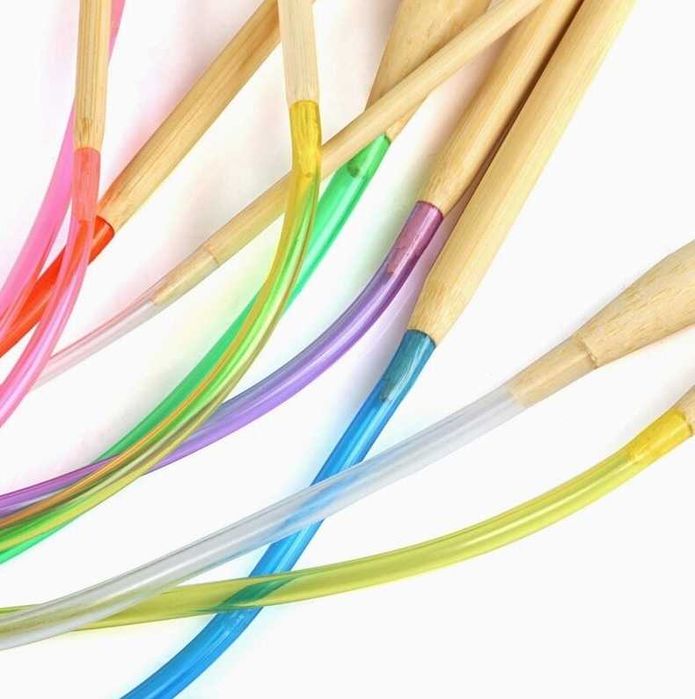 Спиці для в'язання / спицы для вязания / набір 18 штук - 40 см довжина