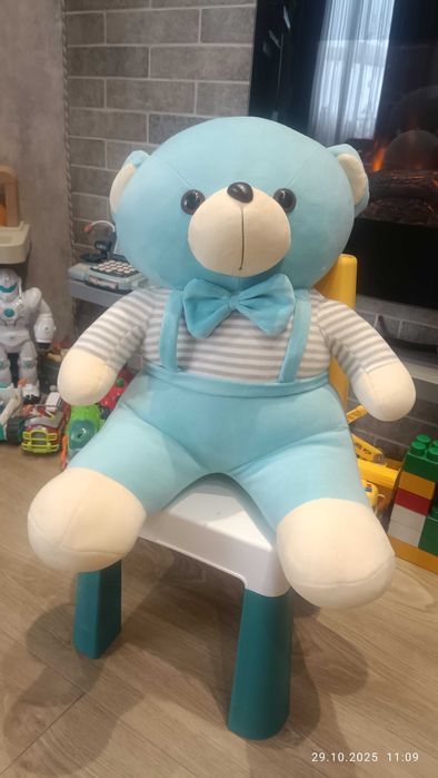 М'яка іграшка подушка плед 3 в 1, ведмедик