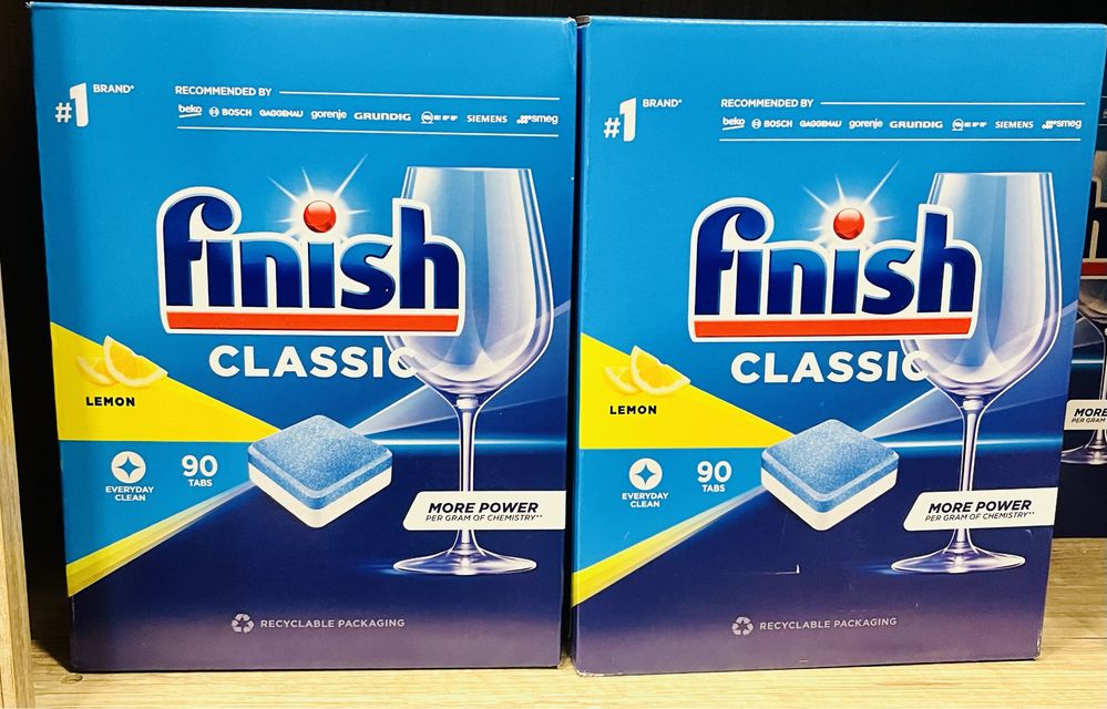 Finish Power Classic 90 Lemon tabletki do zmywarki - Nowe