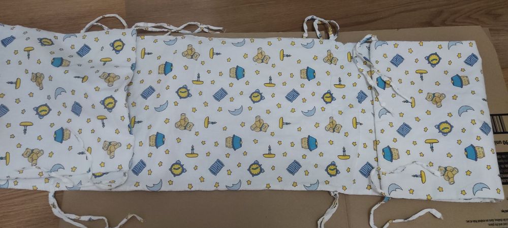 Protetor de cama bebê+edredom