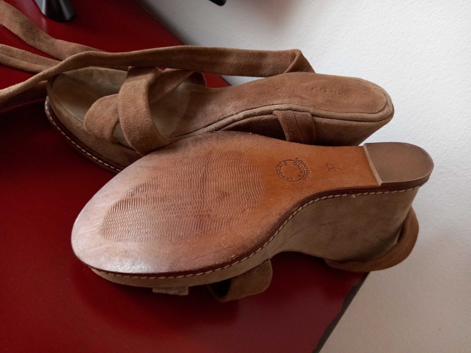 Sandálias - salto em cunha - Mer du Nord - 37