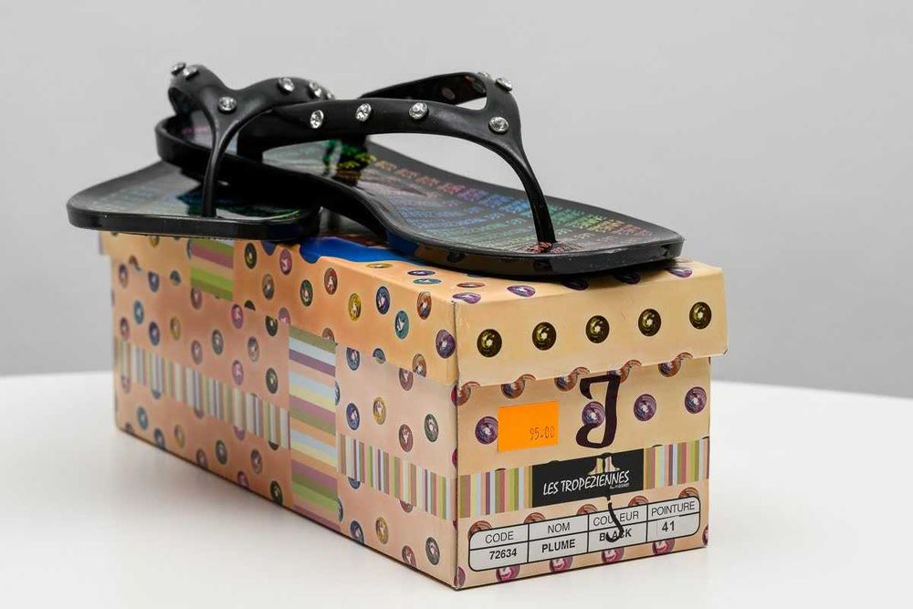 Klapki japonki gumowe, rozmiar 41