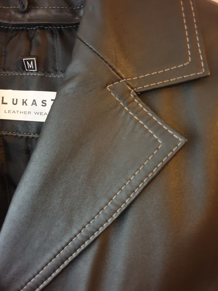 Kurtka skórzana naturalna skóra z podpinką leather S M 38