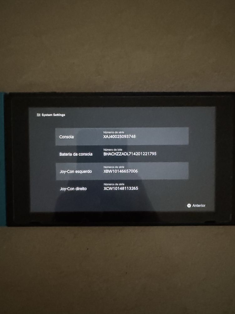 Nintendo Switch V1