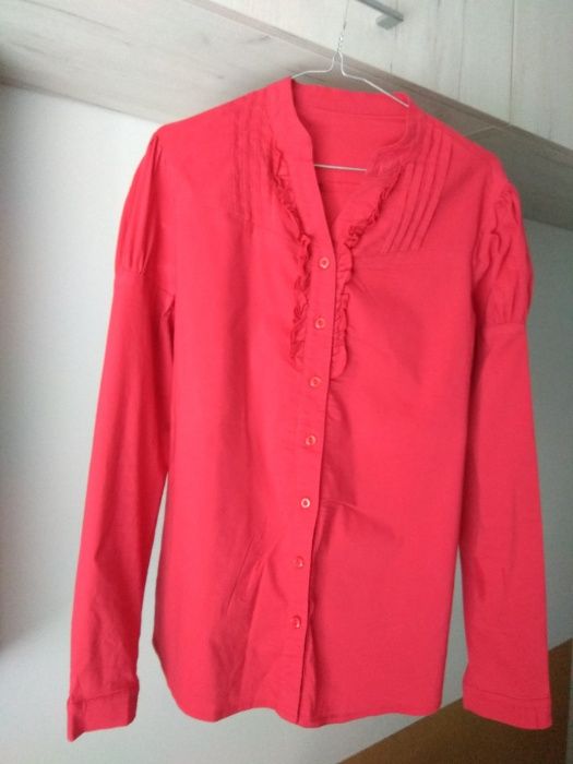 Koszula/ bluzka ciążowa BRANCO czerwona rozmiar M, do karmienia