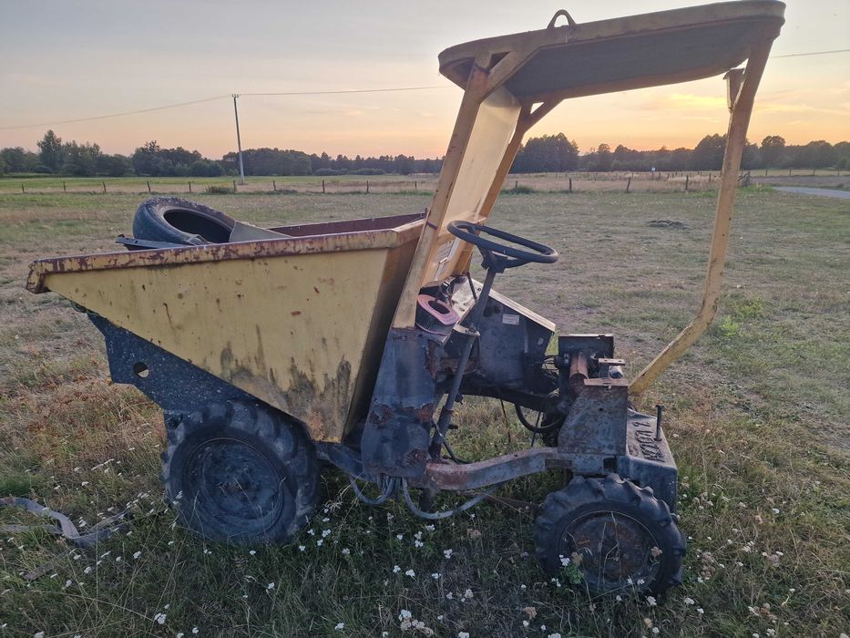 Wozidło budowlane wysoki wysyp 1t Ausa 108DA Uszkodzone FV23%