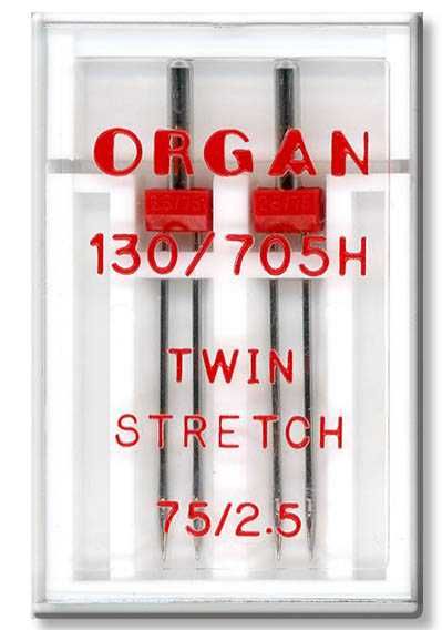 Igły podwójne ORGAN Twin Stretch 75/2.5