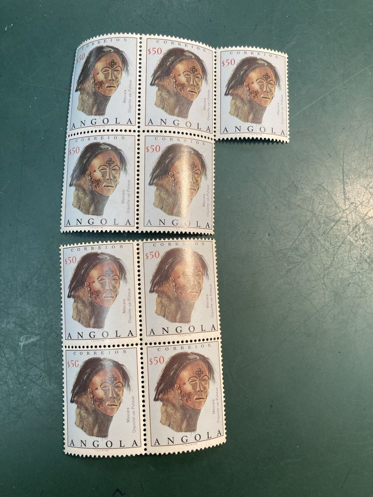 Conjuntos 32 Selos Angola 1975 a 1979 Não Usados