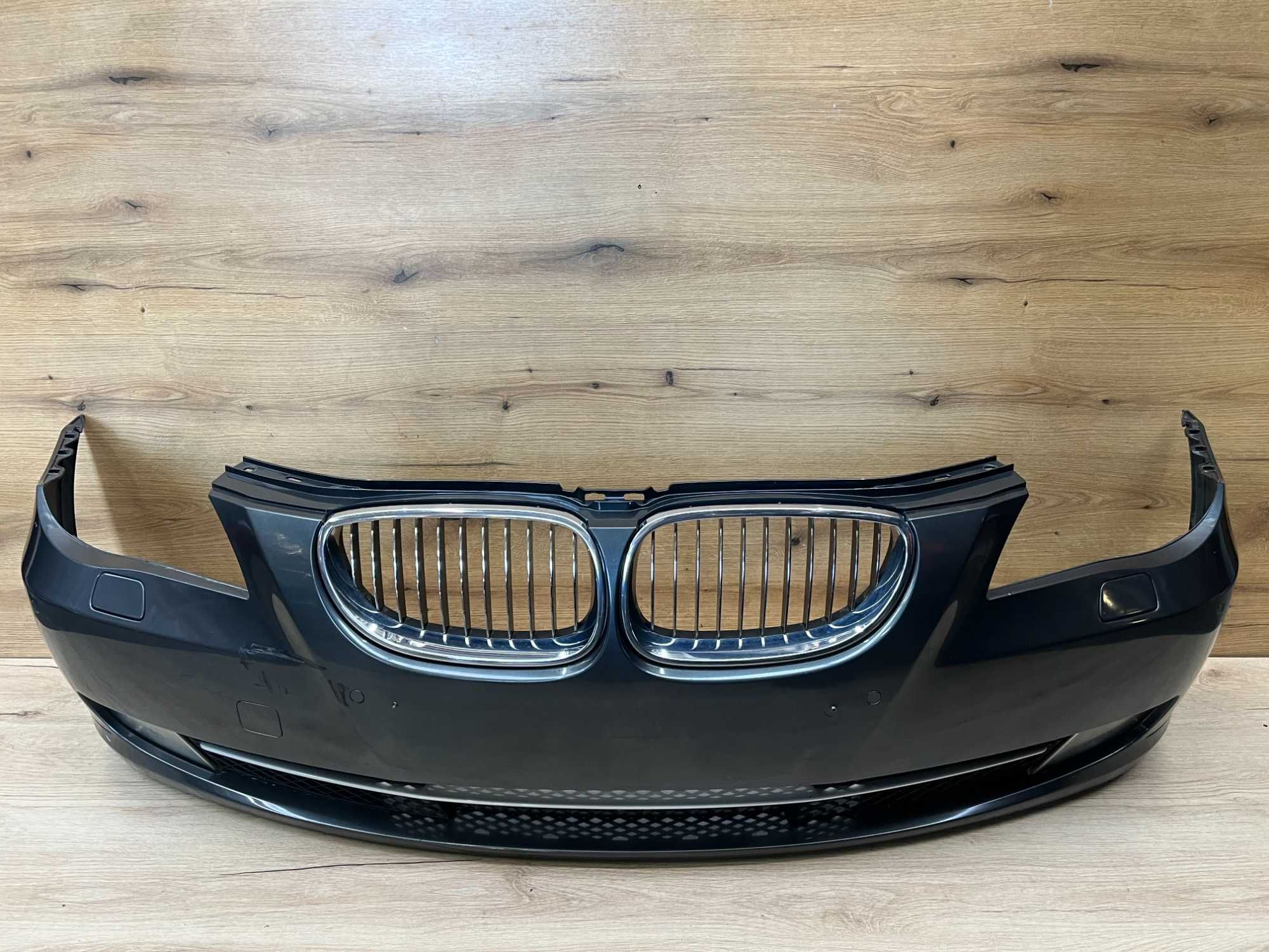 Zderzak przedni Bmw E60 Lift 4x pdc spryski kolor platin grau metalic