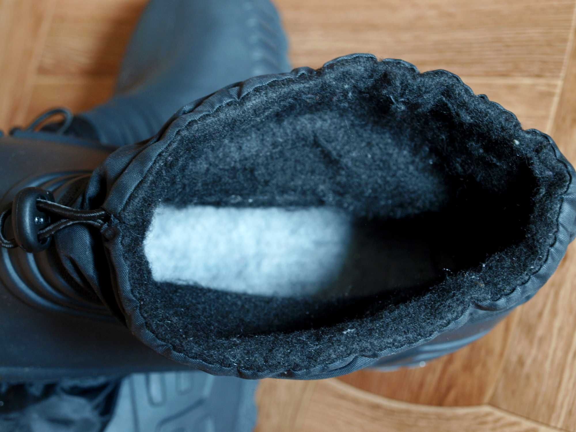 Резиновые сапоги р.39-40 утеплённые полусапожки ботинки