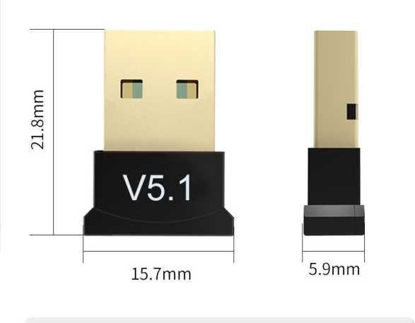 Bluetooth 5.1 адаптер USB блютус блютуз BT