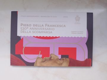 Moneta 2 euro San Marino Della Francesca 2022r.
