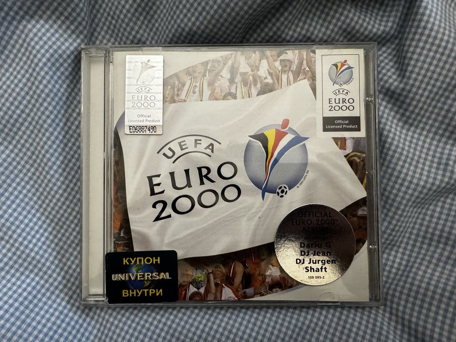 Фирменный cd UEFA Euro 2000 official album