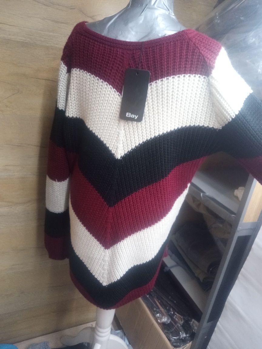 Sweter 3kolory produkcja włoska BAY wyprzedaż