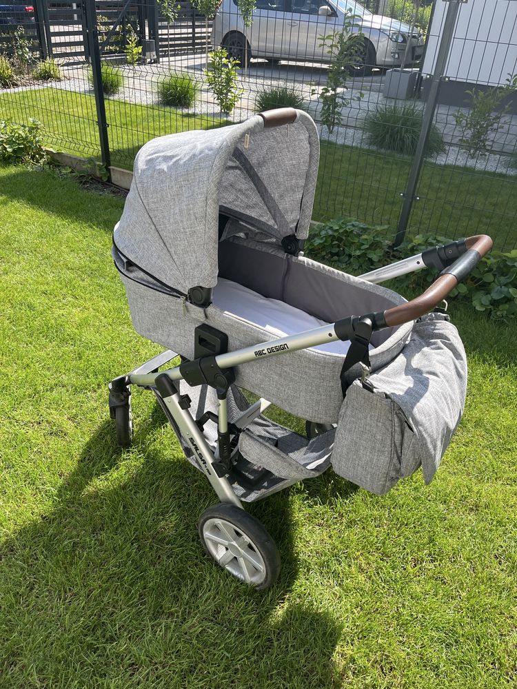 Wózek spacerowy z gondolą 2 w 1 ABC DESIGN SALSA 4 +fotelik i adaptery