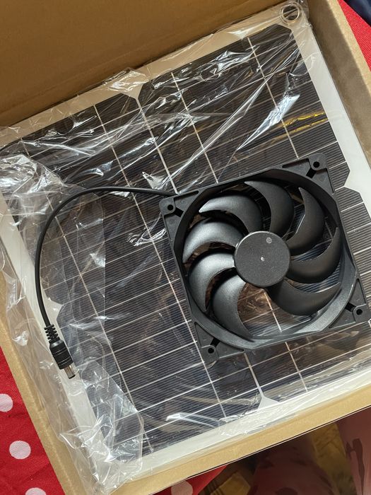 Сонячний вуличний вентилятор