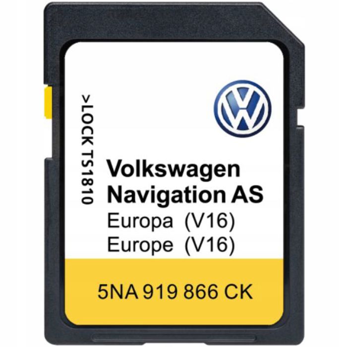 Mapa nawigacji Europa Volkswagen karta SD 2023