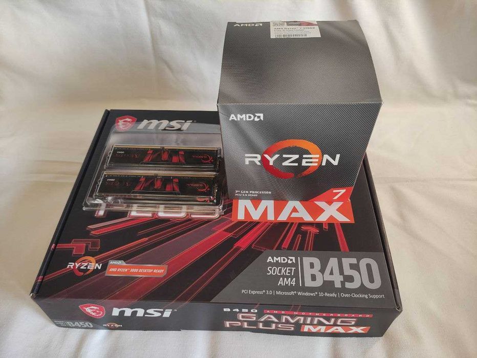 Продам комплект ПК: Ryzen 7 3700X + 32 ГБ RAM. Ідеальний стан!