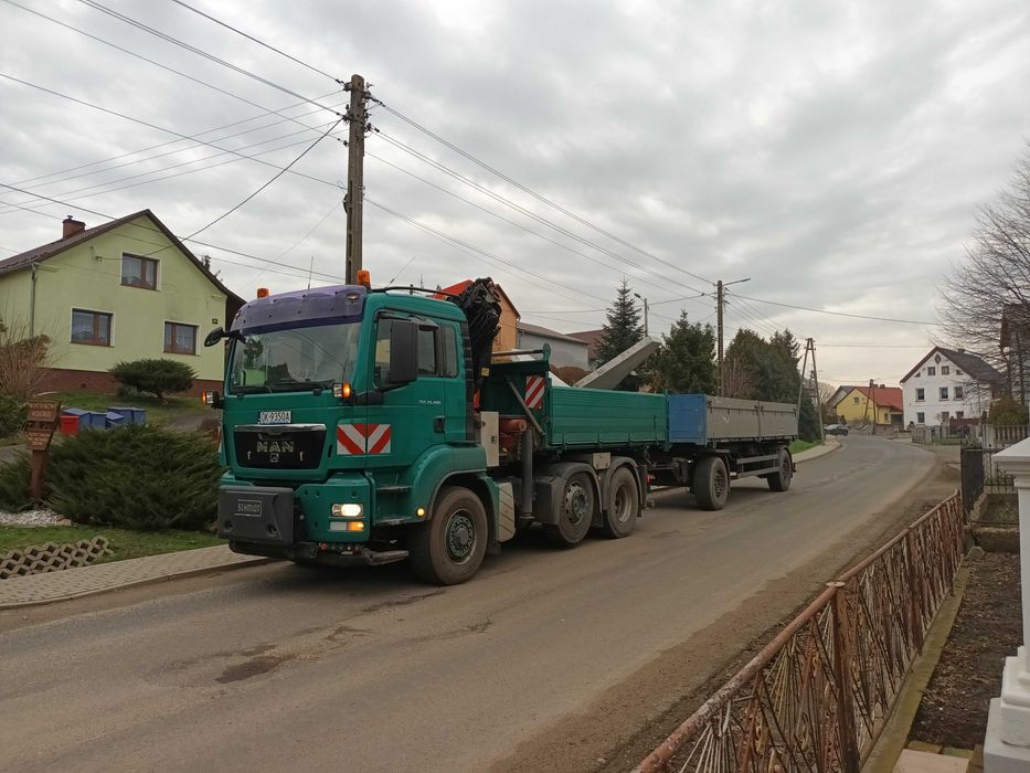 Usługi dźwigowe HDS, transport