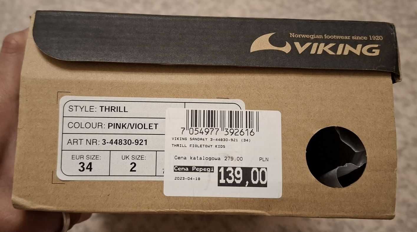 sandałki Viking Thrill Sandal 1V SL r. 34