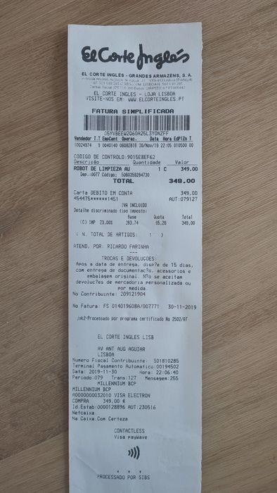 Aspirador Robô iRobot Roomba 976