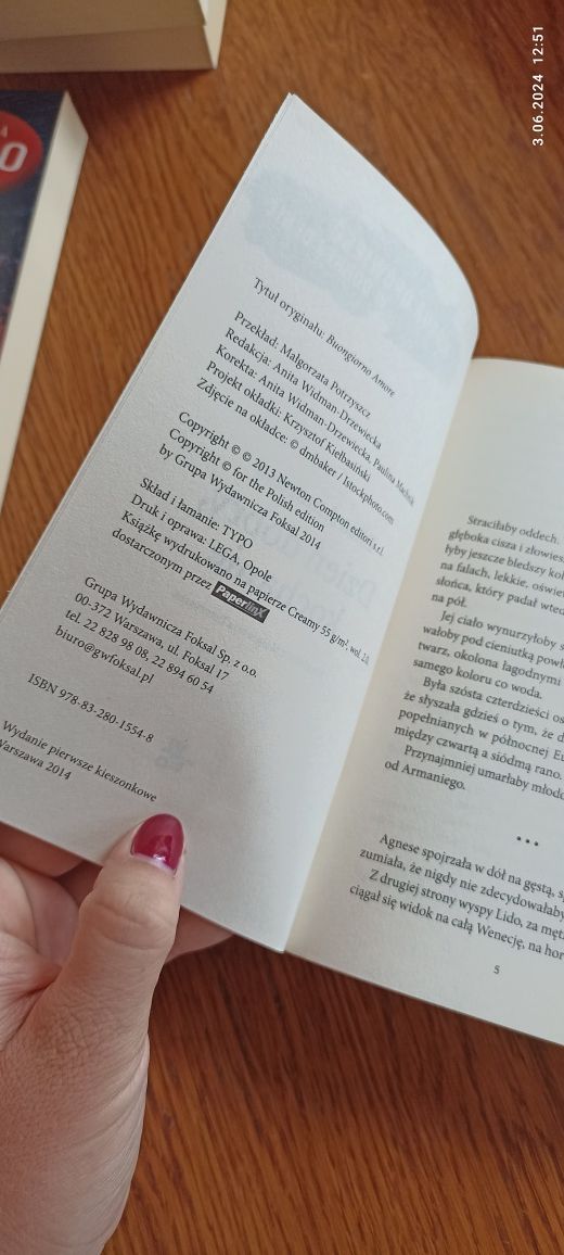 Dzień dobry kochanie Elisa Amoruso harlequin
