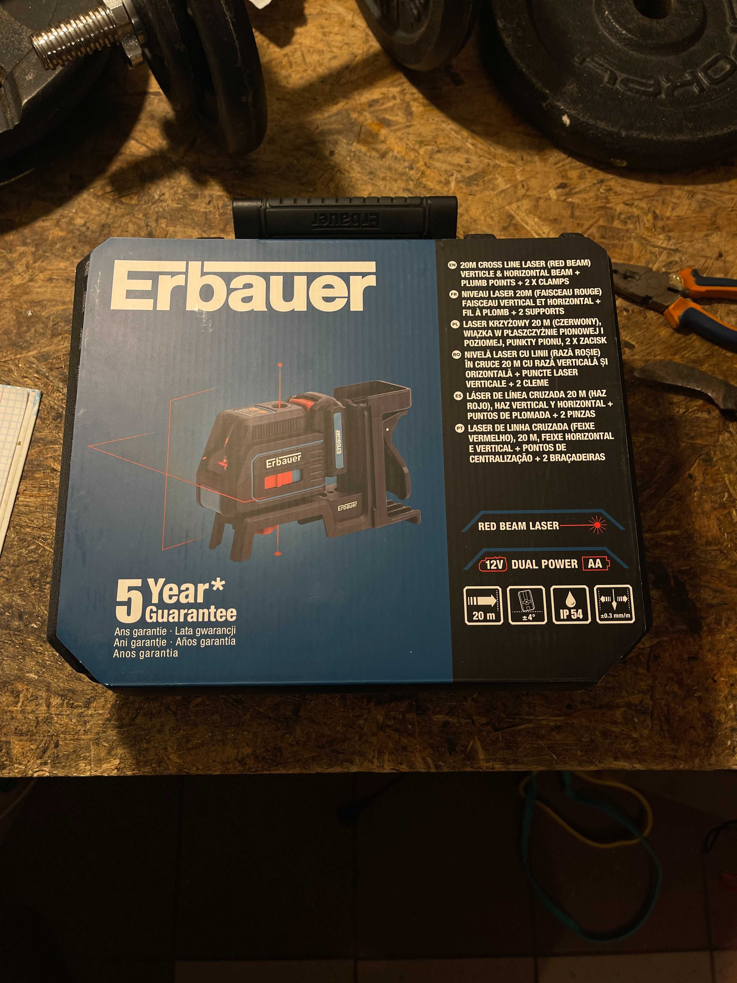 Laser krzyżowy Erbauer 360